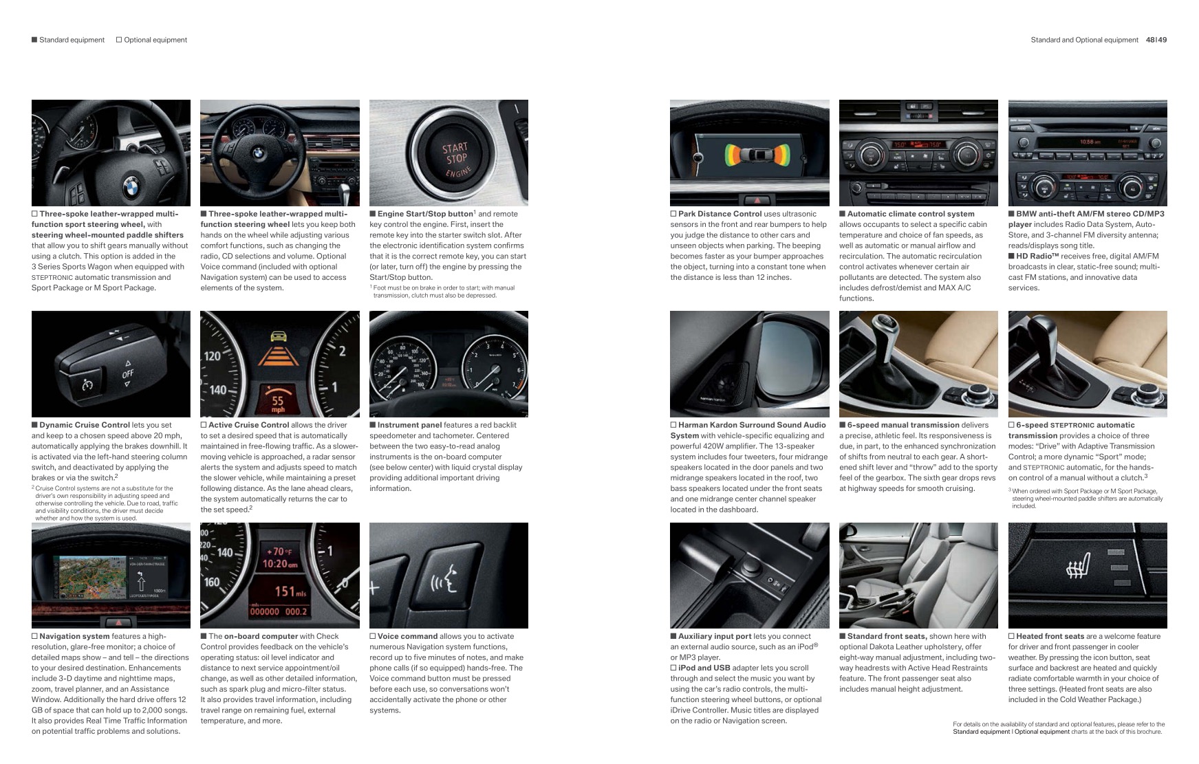 2011 BMW 3-Series Wagon Brochure Page 7